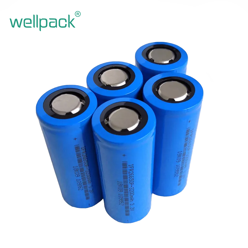 Batterie lithium-ion 26650 à cellules cylindriques 3,2 V 3200 mAh