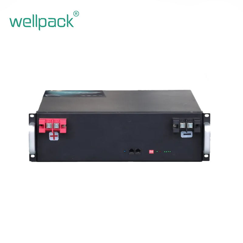 Batteria al litio per accumulo di energia montata su rack