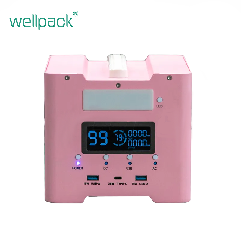 la meilleure station d'alimentation portable à batterie LiFePO4 avec panneaux solaires (WPP300)