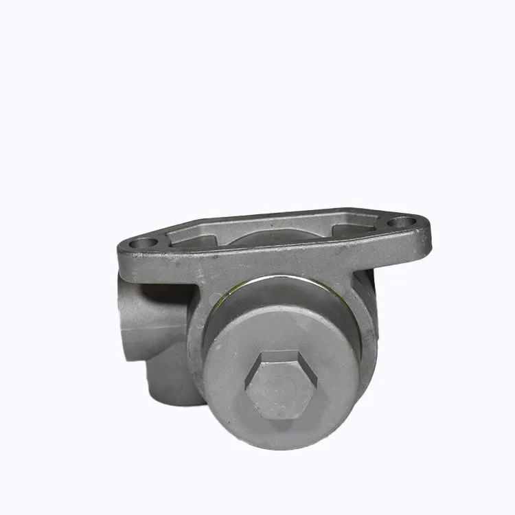 Cabezal de filtro de aceite Sk200-6 Base de cabezal de filtro de combustible para piezas de motor de excavadora Sk200-6 Cabezal de filtro de aceite Asiento de combustible