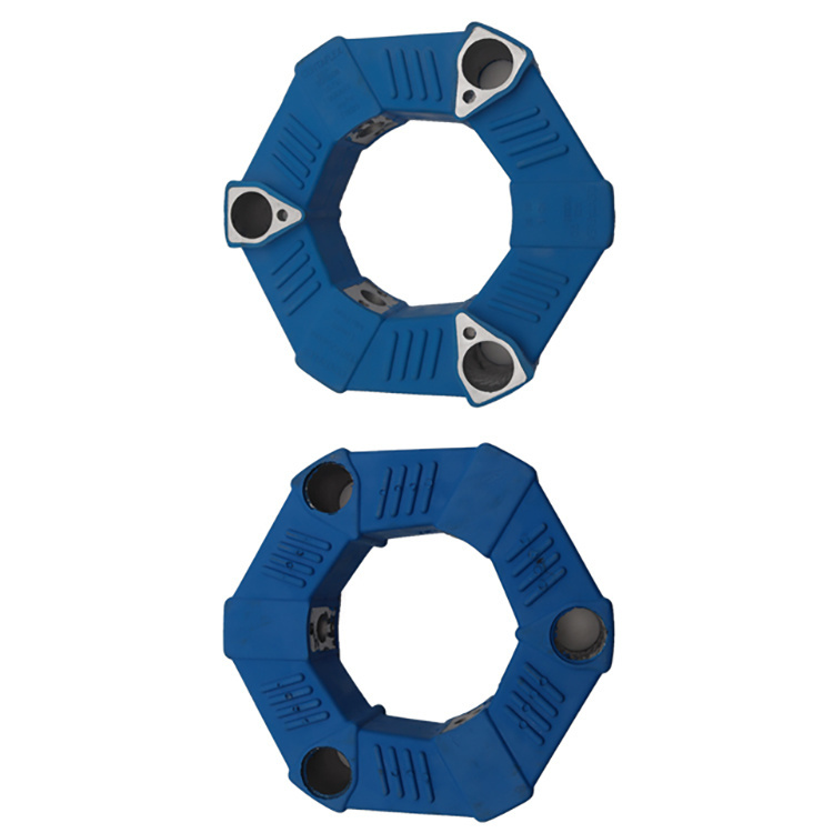 Accouplement flexible de plusieurs types/taille de haute qualité, accouplement d'arbre en caoutchouc avec bloc en aluminium en remplacement de nombreux types d'excavatrices.