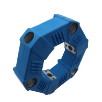 Accouplement flexible de plusieurs types/taille de haute qualité, accouplement d'arbre en caoutchouc avec bloc en aluminium en remplacement de nombreux types d'excavatrices.