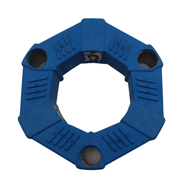 Accouplement flexible de plusieurs types/taille de haute qualité, accouplement d'arbre en caoutchouc avec bloc en aluminium en remplacement de nombreux types d'excavatrices.