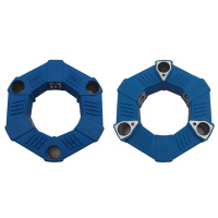 Accouplement flexible de plusieurs types/taille de haute qualité, accouplement d'arbre en caoutchouc avec bloc en aluminium en remplacement de nombreux types d'excavatrices.