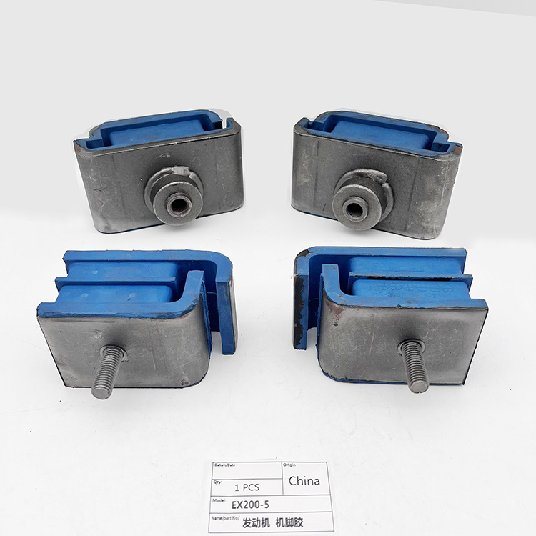 Accesorios de buena calidad para excavadora EX200-5 Cojín de motor azul
