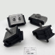 Good Quality Accessories for Excavator Ex200-5 Black Engine Cushion