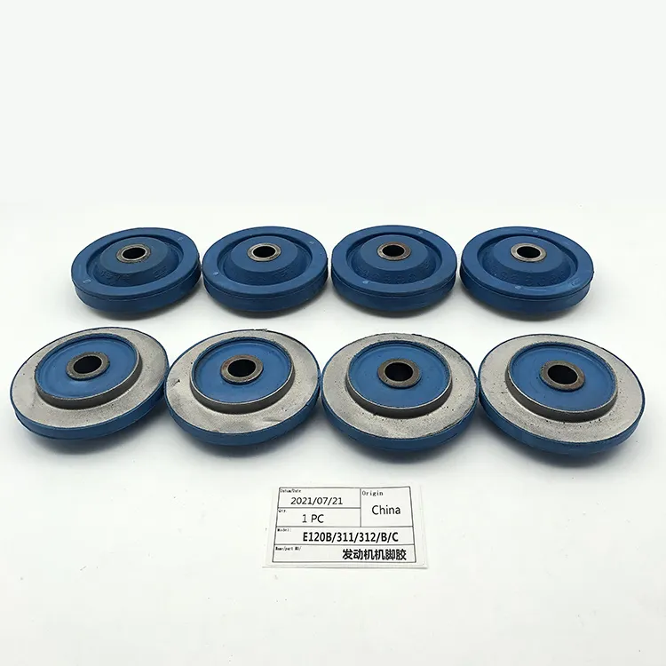 Boa qualidade Adequado para acessórios de escavadeira Peças de escavadeira E120b/E311/E312/B/C Almofada de motor azul