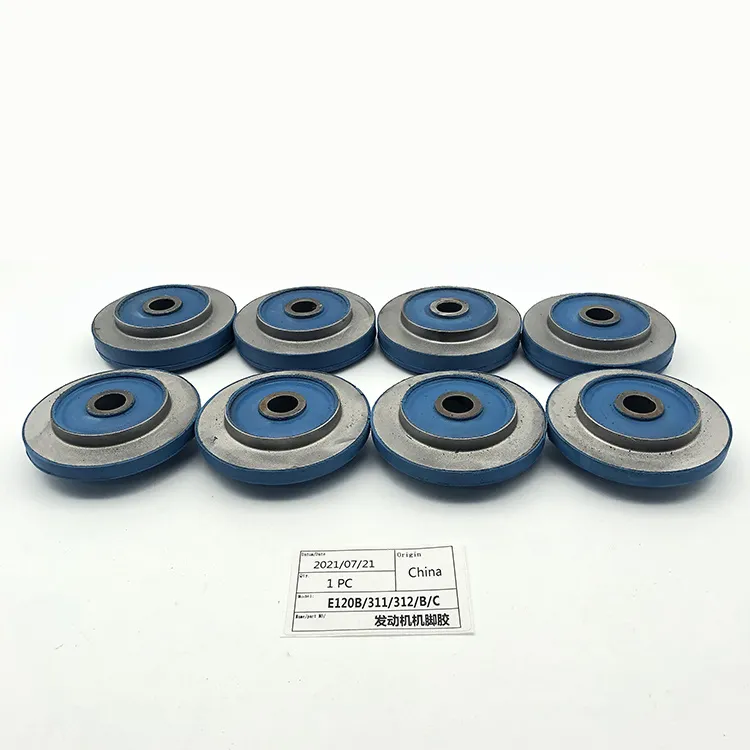 Boa qualidade Adequado para acessórios de escavadeira Peças de escavadeira E120b/E311/E312/B/C Almofada de motor azul