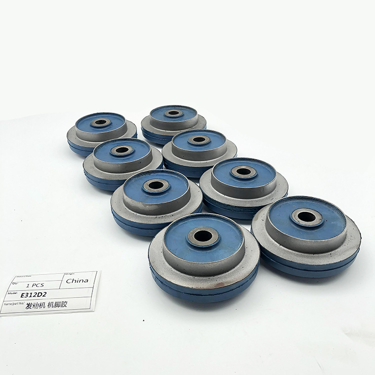 Bonne qualité adaptée aux accessoires d'excavatrice pièces d'excavatrice coussin de moteur bleu E312D2