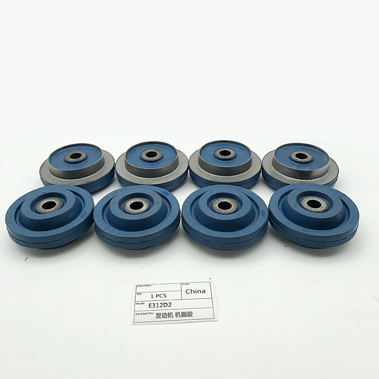 Bonne qualité adaptée aux accessoires d'excavatrice pièces d'excavatrice coussin de moteur bleu E312D2