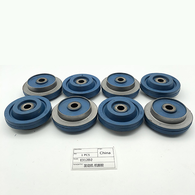 Bonne qualité adaptée aux accessoires d'excavatrice pièces d'excavatrice coussin de moteur bleu E312D2