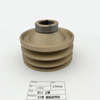 Fast Sell Multiple Engine Pulley Crankshaft Type of Three Grooves Fit for B3.3 Engine Excavator.