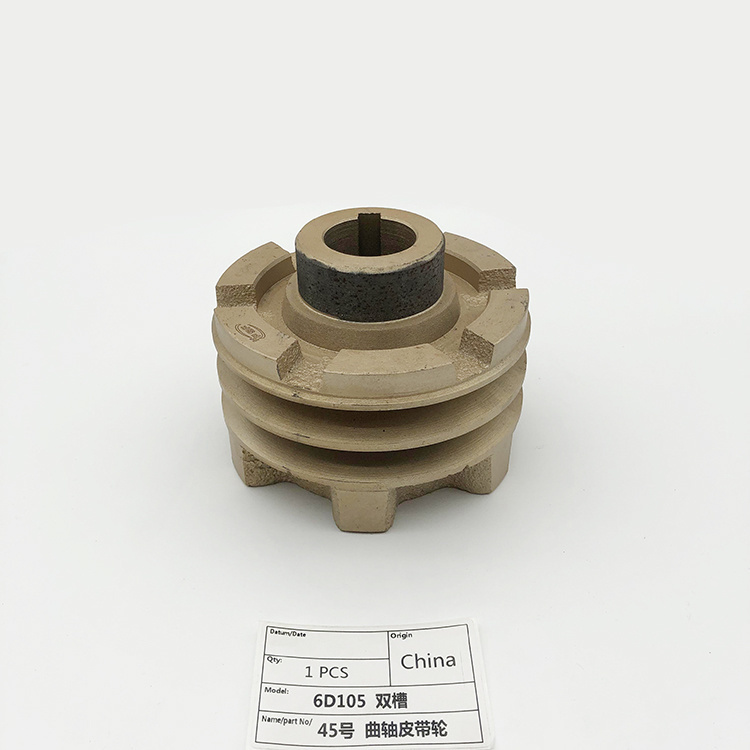 Fast Sell Multiple Engine Crankshaft Pulley Type Two Grooves Fit for 6D105 Engine Excavator.