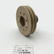 Multiple Engine/Size Standard Crankshaft Tensioner, Crankshaft Pulley Old Type Two Grooves Fit for 6D31 Engine Many Types of Machine Excavato