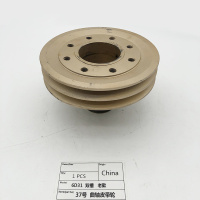 Tensor de cigüeñal estándar de motor/tamaño múltiple, polea de cigüeñal tipo antiguo dos ranuras aptas para motor 6D31 muchos tipos de máquina Excavato