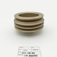 Multiple Engine/Size Standard Crankshaft Tensioner, Crankshaft Pulley Conjoined Type Three Grooves Fit for 6D34 Many Types of Machine Excavator.