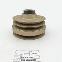 Tensor de cigüeñal de tamaño estándar, polea de cigüeñal de tres ranuras 6D34 Reemplazo de muchos tipos de máquinas excavadoras.