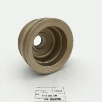 Tensor de cigüeñal de tamaño estándar, polea de cigüeñal de tres ranuras 6D34 Reemplazo de muchos tipos de máquinas excavadoras.