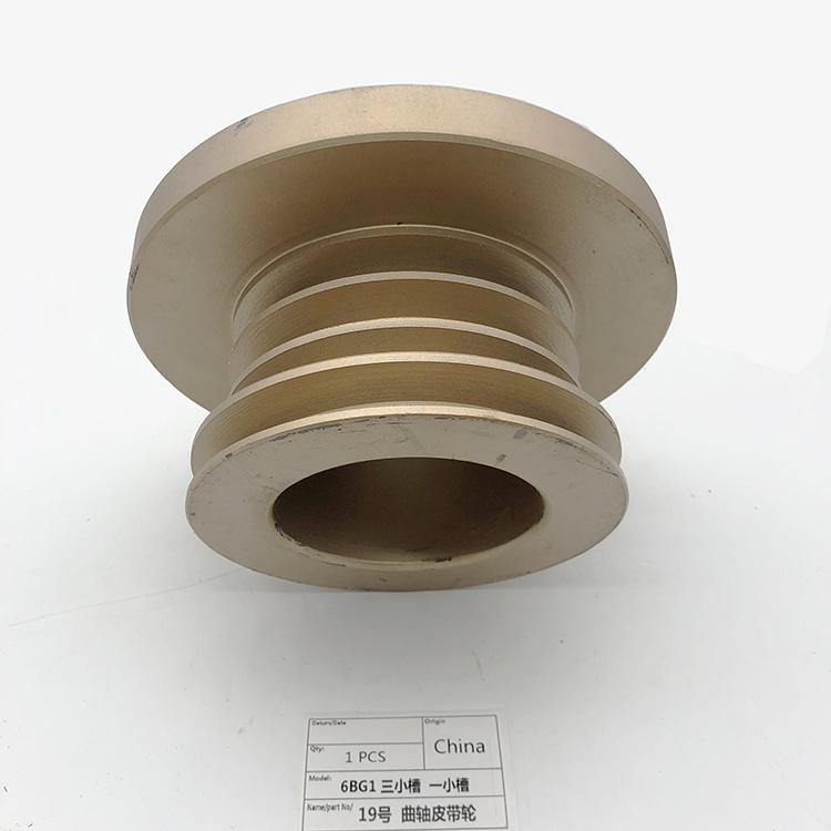 Size Crankshaft Tensioner, Crankshaft Pulley Four Groove 6bd1 Replacement of Many Types of Machine Excavator.