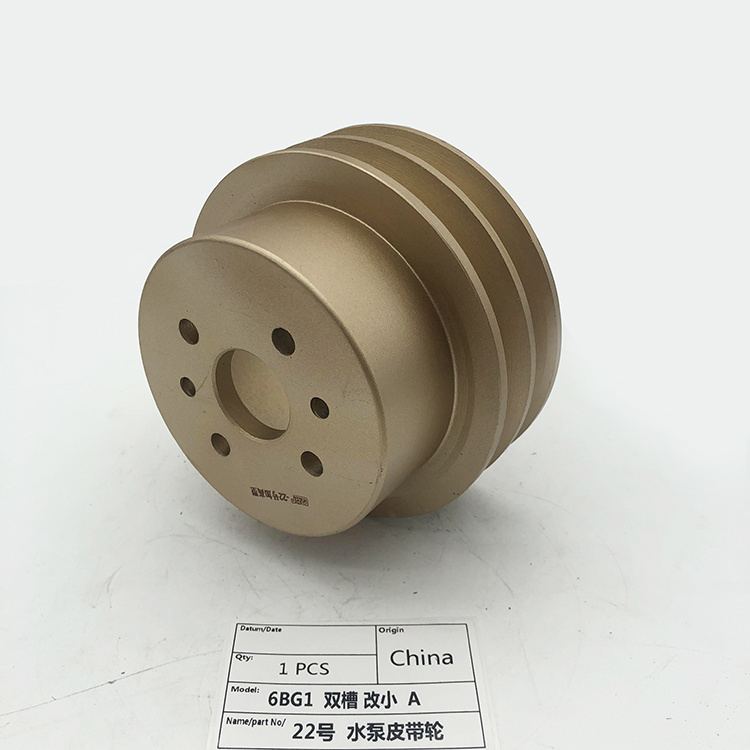 Size Crankshaft Tensioner, Crankshaft Pulley Two Groove 6bd1 Replacement of Many Types of Machine Excavator.