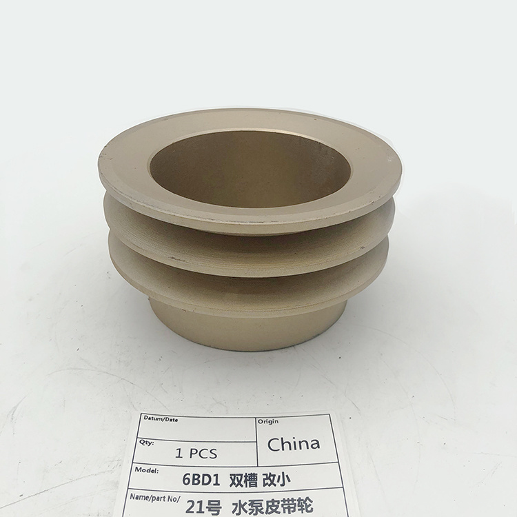 Size Crankshaft Tensioner, Crankshaft Pulley Two Groove 6bd1 Ex200-1/3 Replacement of Many Types of Machine Excavator.