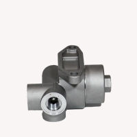 Hot Selling Sk200-6 Fuel Filter Head Base for Excavator Engine Parts Sk200-6