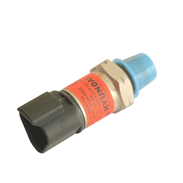Construction Machinery Parts High Pressure Sensor with 100bar 265-12-0343 31q4-40520 for R210-7 R225-9 Excavator