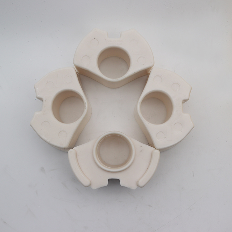 140h 245*125 Coupling Spare Parts for Excavators Rubber Shaft Coupling Aluminum Block