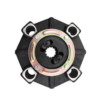 E200b Sh200 12t Coupling Spare Parts for Excavators Rubber Shaft Coupling Aluminum Block