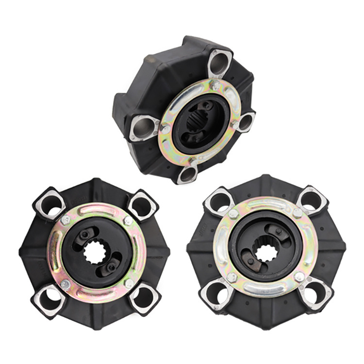 E200b Sh200 12t Coupling Spare Parts for Excavators Rubber Shaft Coupling Aluminum Block