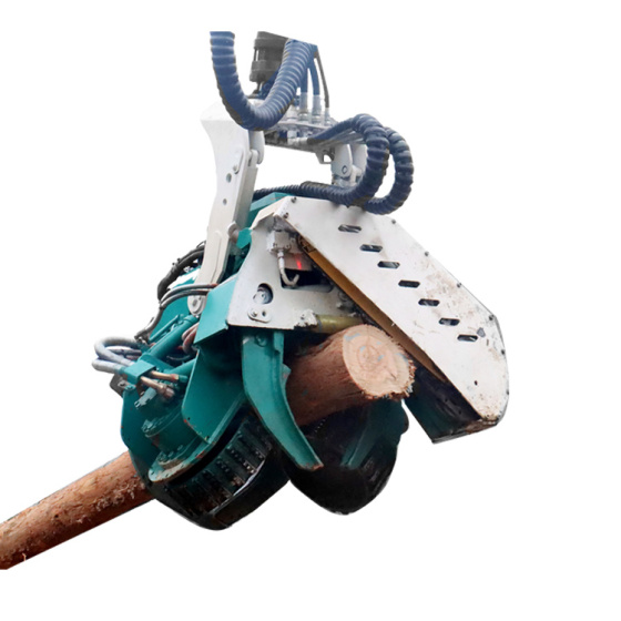 Large New Fully Automatic Hydraulic Logging Machine Forest Farm Head Can Be Excavator-Drive Logging and Delimbing Operations Logging Machine