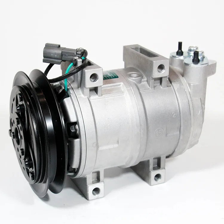 Peças de escavadeira de ar condicionado de fábrica St280401b1 AC Compressor Ex330 Ex330 Dks 144mm 24V R134A