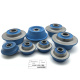 High-Quality Multiple Types/Size Flexible Rubber Mounts Blue Engine Excavator Parts Engine Cushion for PC200-5-6