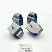 Suministro de varios tipos/tamaños Soportes de goma flexible Piezas de excavadora de motor Amortiguador de motor azul para PC40-45-50-56