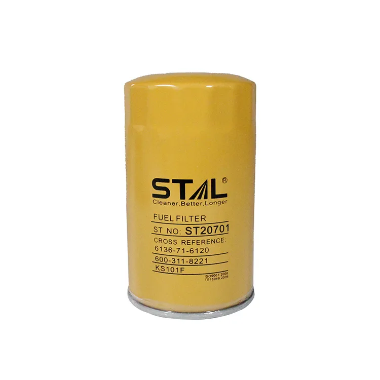 Peças da máquina escavadora de Fiter do combustível do filtro diesel de St20701 6136-71-6120 600-311-8221 Ks101f P550410 FF5058