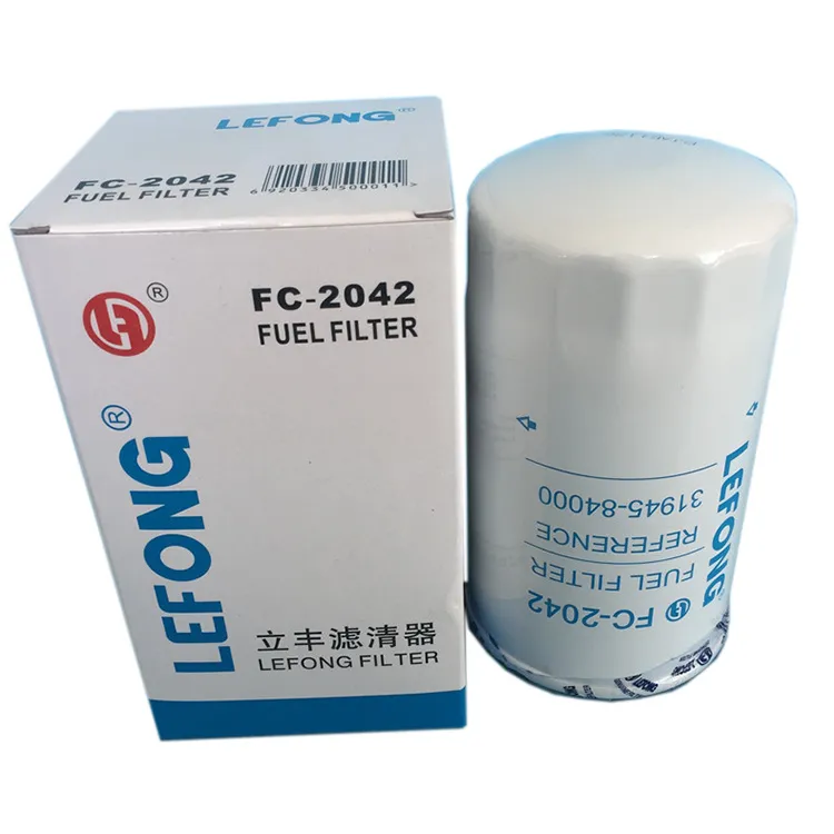 FC-2042 31945-84040 31945-84000 Filtro grosso D6bt-C Bomba hidráulica R210-5 R220 R215-7 Filtro de combustível Filtro diesel de escavadeira adequado