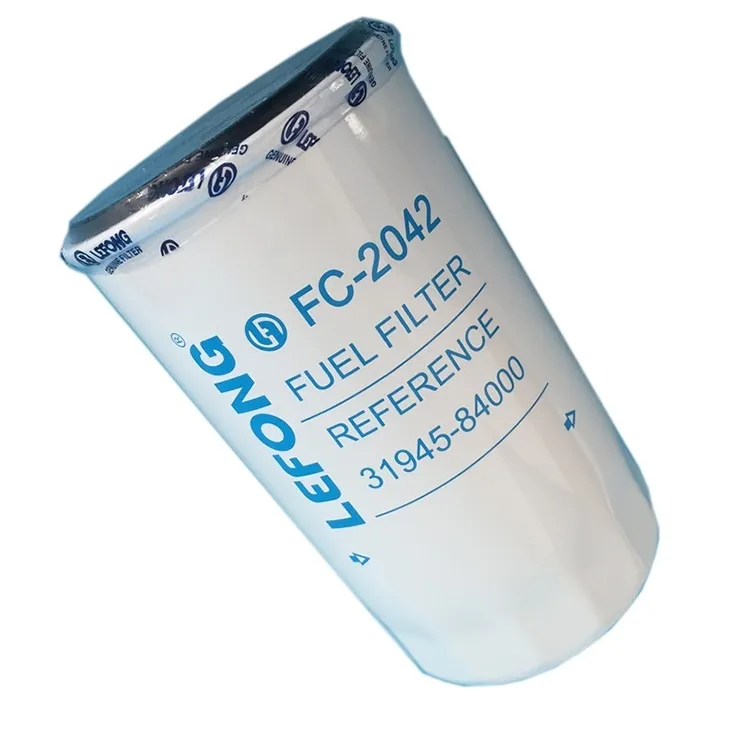 FC-2042 31945-84040 31945-84000 Filtro grosso D6bt-C Bomba hidráulica R210-5 R220 R215-7 Filtro de combustível Filtro diesel de escavadeira adequado