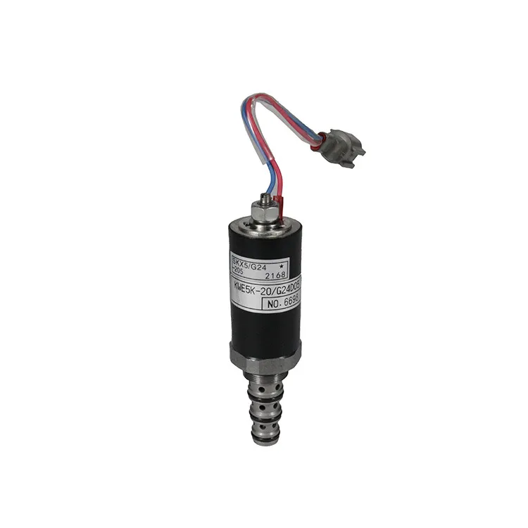 Válvula solenóide no. 6698 Skx5/G24 -205 2168 Kwe5K-20/G24D05 dos acessórios da máquina escavadora