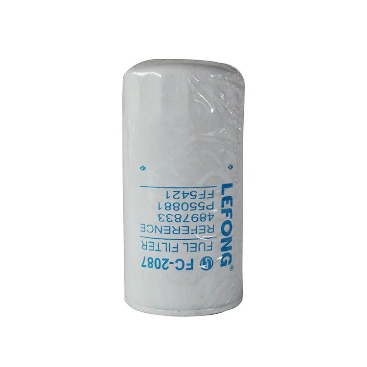 Piezas de excavadora de alta calidad FC-2087 4897833 2992241 65.12503-5026A 400501-00078 612600081334 FF5421 Cx0815e 1000442956 9 Filtro de combustible