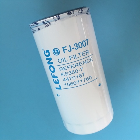 Excavators with Good Factory Price Oil/Fuel/Water/Air/Hydraulic Filter Fj-3007 Ks350-7 4470167 Ex200-2/5 Ex220-5 Ex350 Ex450 Oil Filter