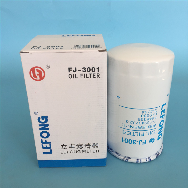 Good Quality for Excavator with Oil/Fuel/Water/Air/Hydraulic Filter Fj-3001 1-13240232-2 4448336 Lf9008 C-2704 Ex220 Ex200 Ex200-6 Zx120 Oil Filter