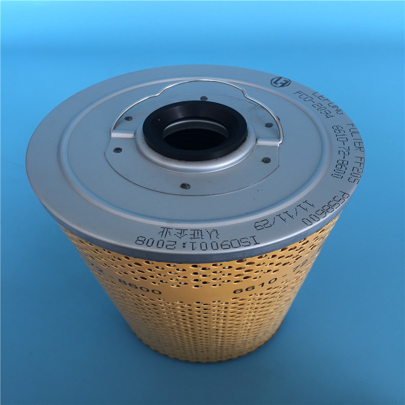 Filtro premium de aceite/combustible/agua/aire/hidráulico para excavadora FC-2094 Filtro diésel OEM No. 6610-72-8600 6610-71-8600 FF205