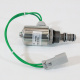 Excavator Construction Machinery Parts Oil Pump Solenoid Valve 1528340 VDC24 No. 1103 152-8340