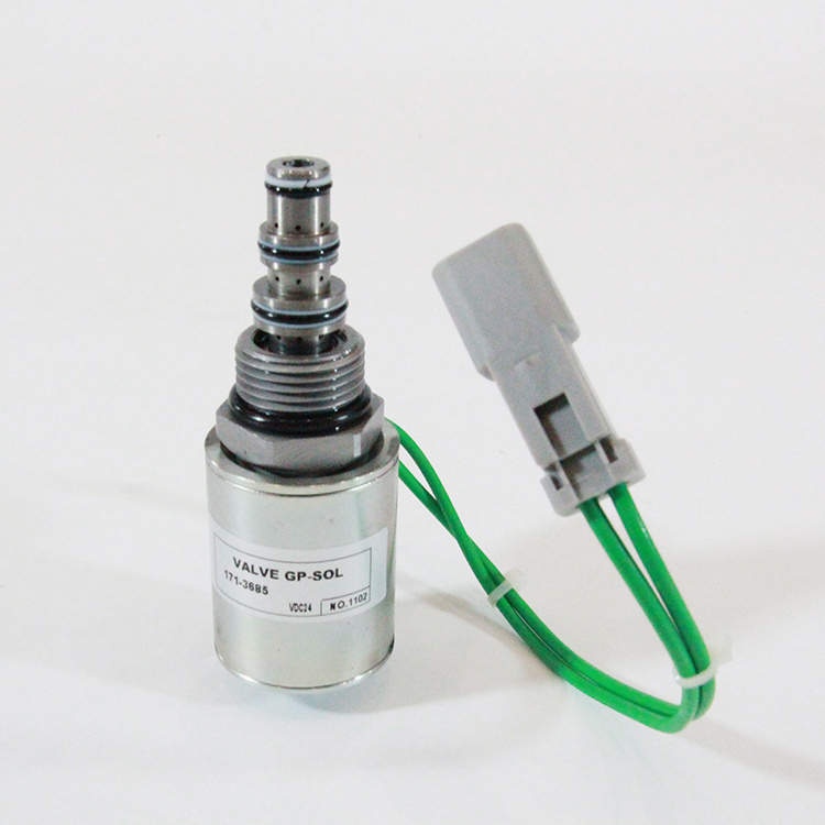 Solenoid Valve Excavator 1713685 New Hydraulic Control Valve VDC24 No. 1102 171-3685