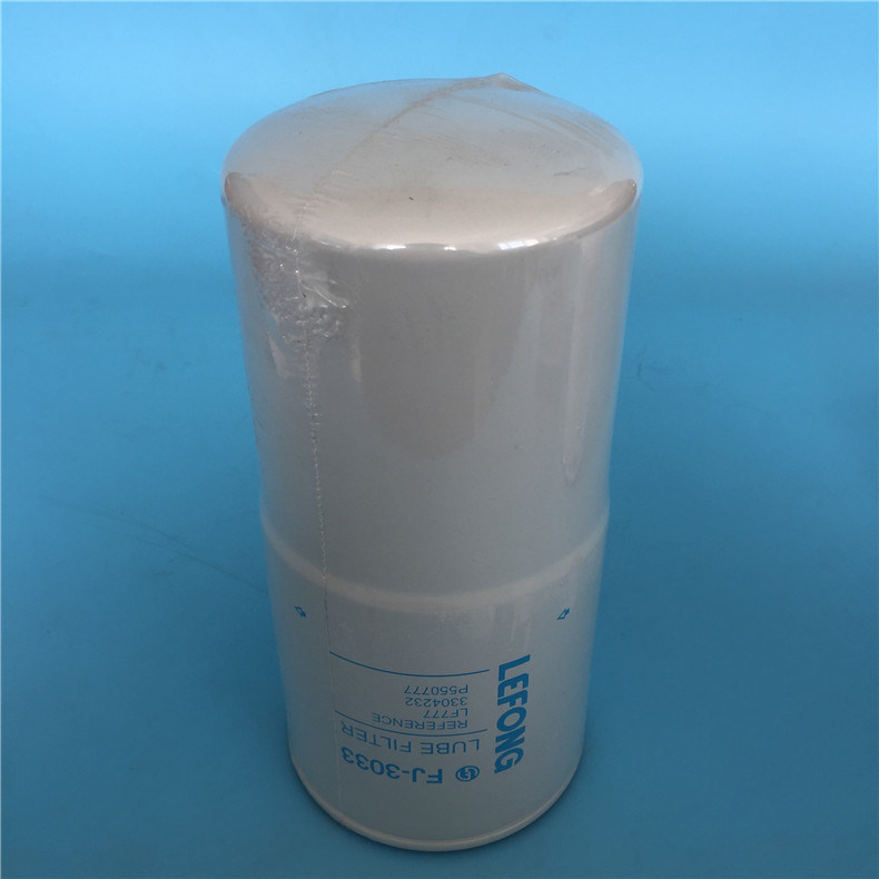 Good Quality for Excavator Premium Oil/Fuel/Water/Air/Hydraulic Filter Fj-3033 Lf777 3304232 P550777 3889311 600-212-1511 1132401630 Oil Filter