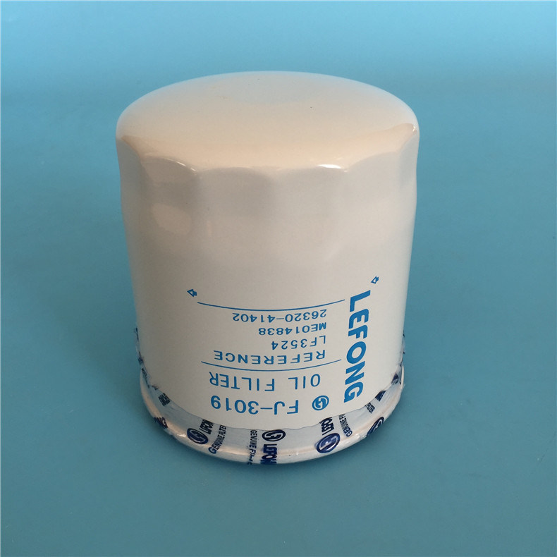 Precio de fábrica buena excavadora de buena calidad de aceite/combustible/agua/aire/filtro hidráulico Fj-3019 Lf3524 Me014838 26320-41402 Filtro de aceite