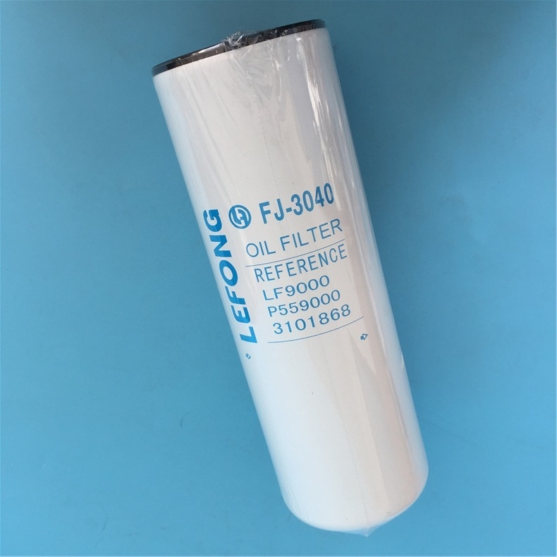 Excavator Good Quality Oil/Fuel/Water/Air/Hydraulic Filter Fj-3040 Lf9000 P559000 3101868 3101868 324617A1 Oil Filter