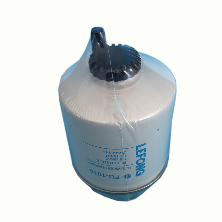 Pièces de rechange Fu-1015 26560145 Élément filtrant de séparateur d'eau de carburant pour pièces d'excavatrices Fabricants de pièces de rechange en Chine