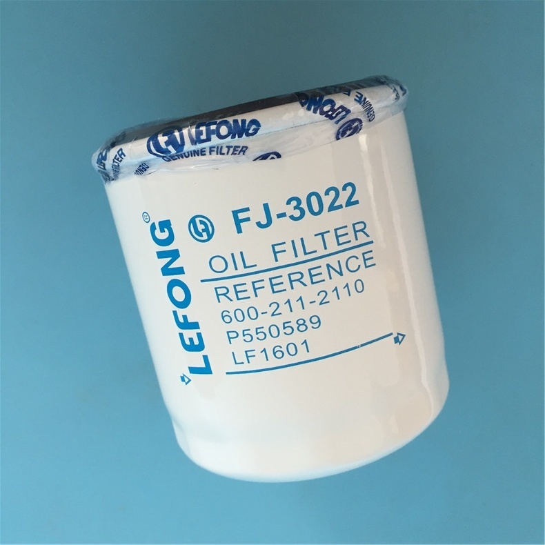 Factory Price Good Excavator Good Quality Oil/Fuel/Water/Air/Hydraulic Filter Fj-3022 600-211-2110 Lf1601 PC60-7 PC130-7 Oil Filter