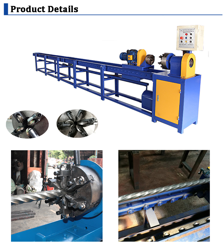stainless steel pipe twisting machine